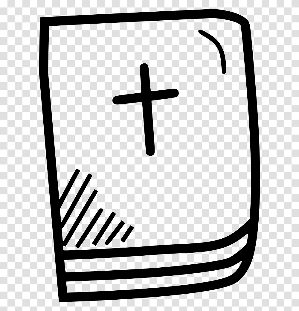Bible Holy Christian Religious Book, Cross Transparent Png