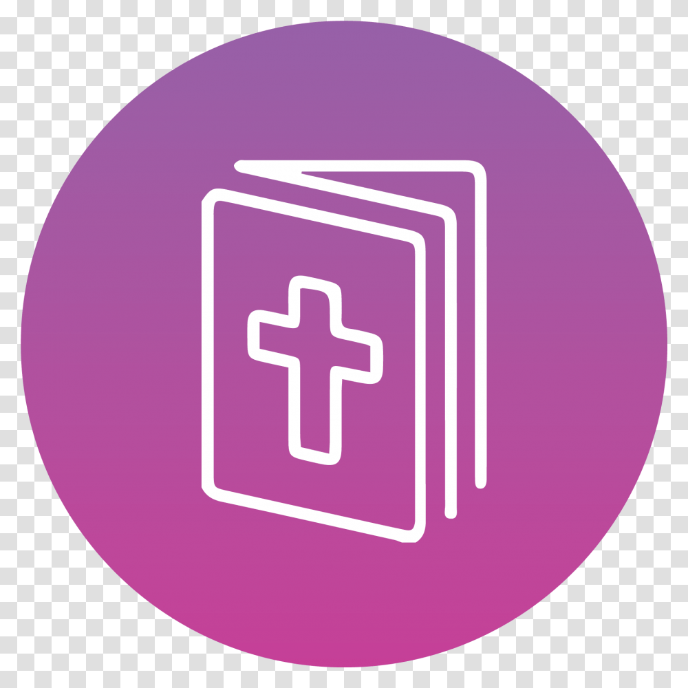 Bible Icon Bible Icon Purple, First Aid, Logo, Trademark Transparent Png