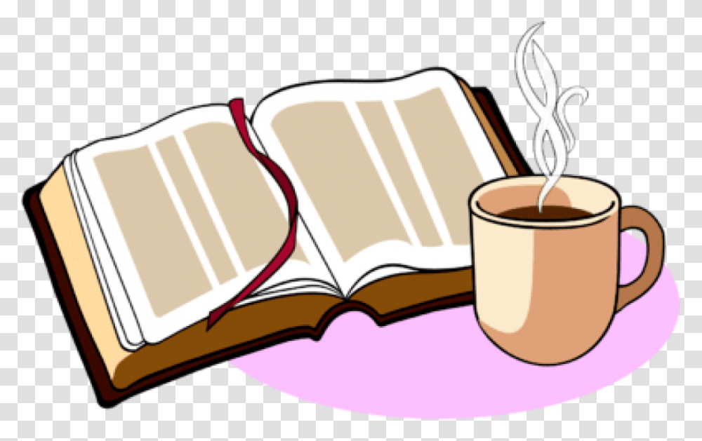 Bible Study Clipart, Coffee Cup, Pottery, Book Transparent Png