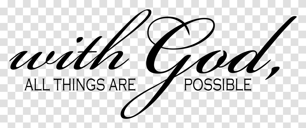 Bible Verses God All Things Are Possible, Gray, World Of Warcraft Transparent Png