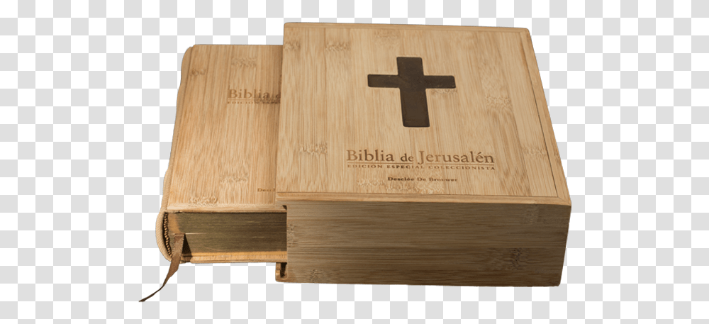 Biblia De Jerusaln Edicin Especial Numerada Caja Cajas De Madera Para Biblias, Wood, Plywood, Cross Transparent Png