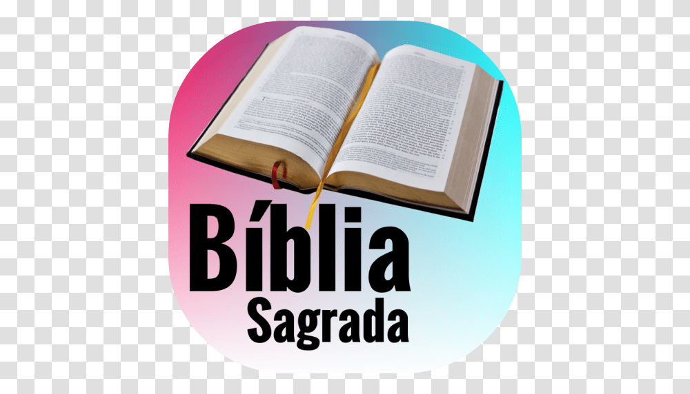 Biblia Sagrada Appstore For Android, Book, Page, Novel Transparent Png