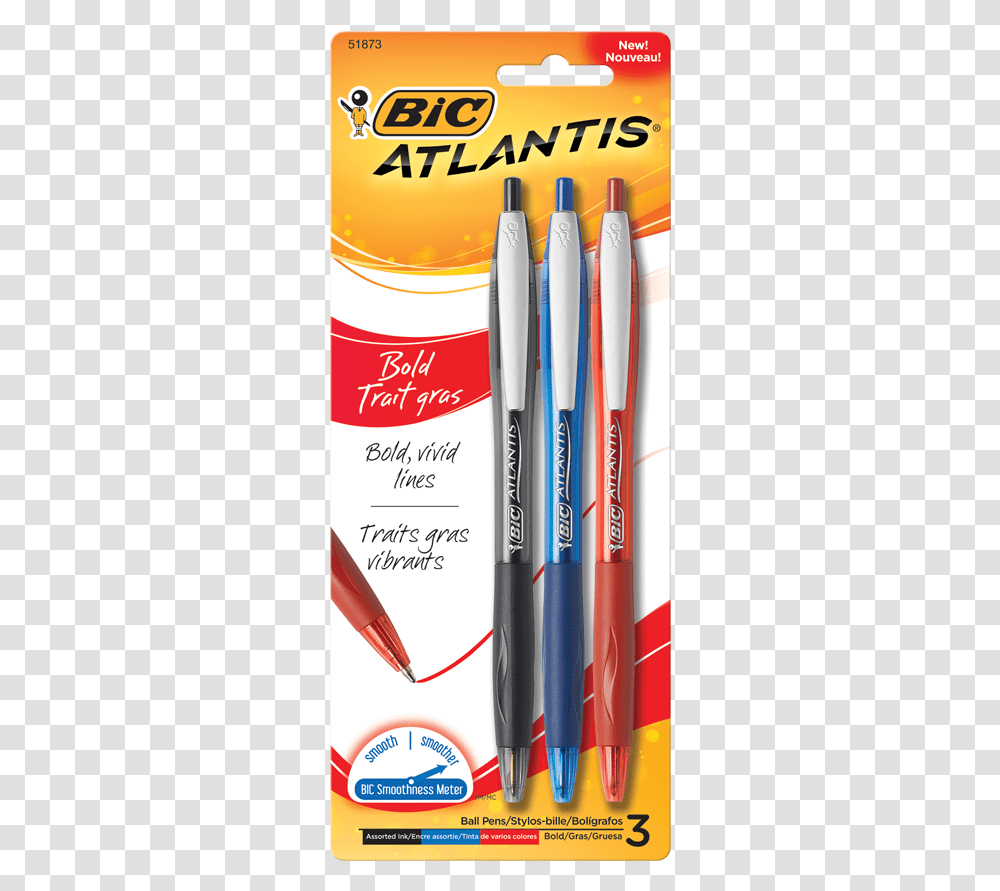 Bic Atlantis Ball Pen, Brush, Tool, Sport, Sports Transparent Png