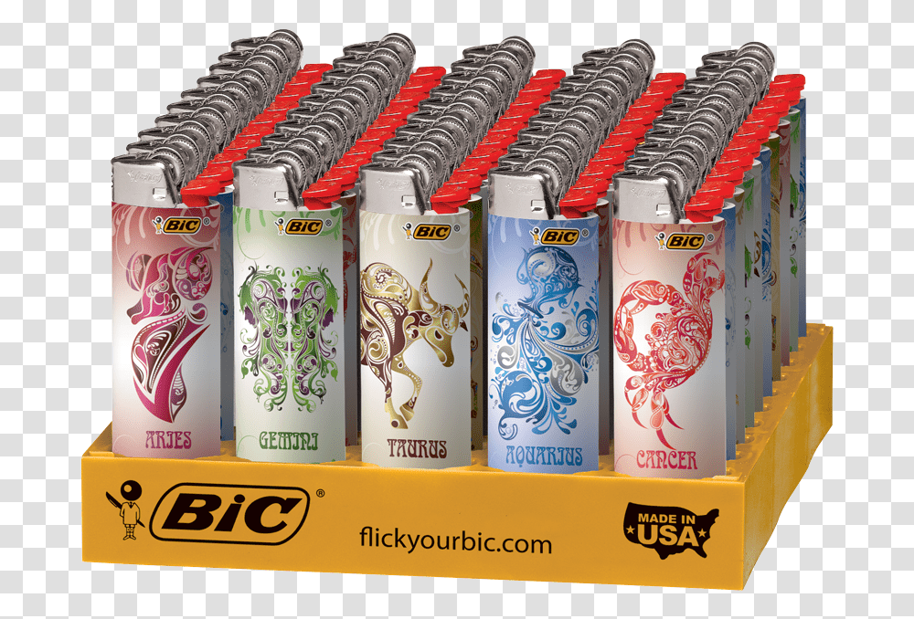 Bic Lighters Astrology Bic Zodiac Lighters Transparent Png