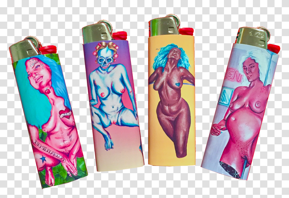 Bic Lighters With Cats, Person, Human, Toy Transparent Png