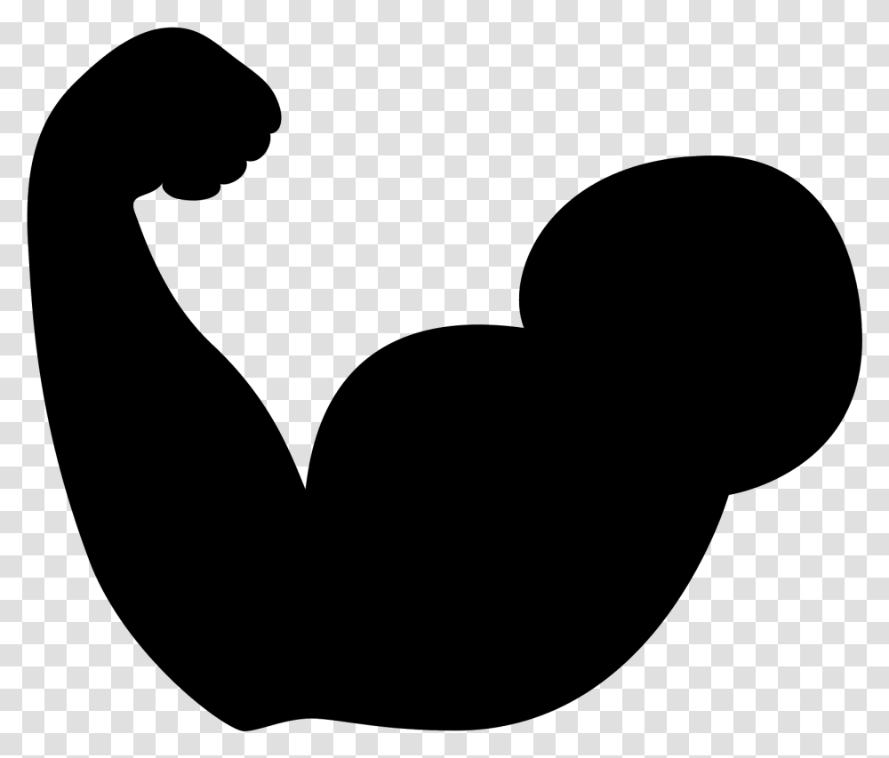 Bicep Flex Clip Art Biceps Icon, Gray, World Of Warcraft Transparent Png