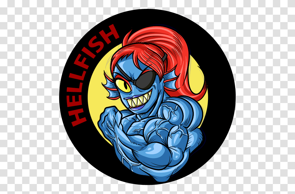 Biceps Big Muscles Eye Patch Eyewear Female Fin Undyne Muscle, Person, Label Transparent Png