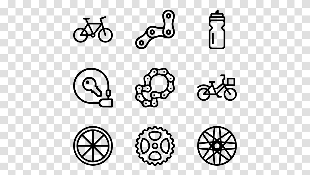 Bicycle Amp Components Vector Icon Icon Component Bike, Gray, World Of Warcraft Transparent Png