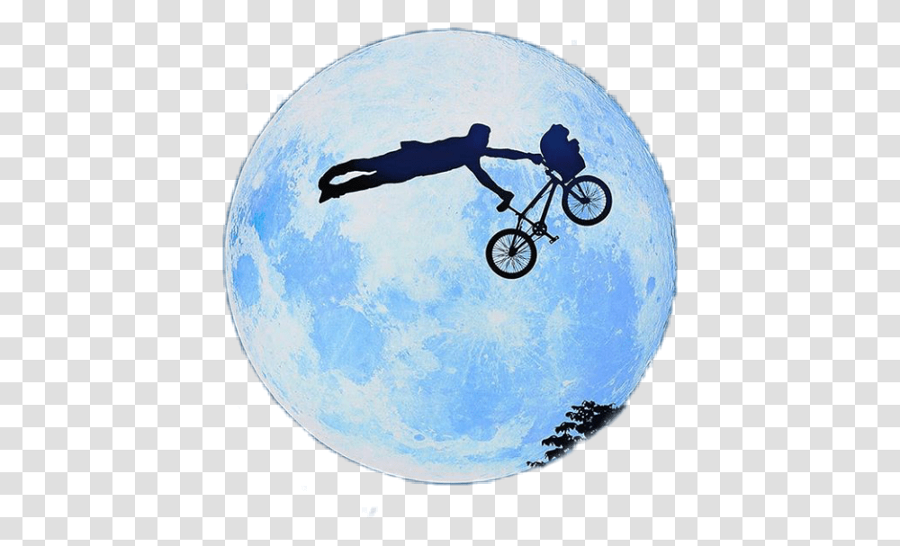 Bicycle Bicycling Cycling Cycle Moon Moonlight Moonremi, Vehicle, Transportation, Bike, Bmx Transparent Png