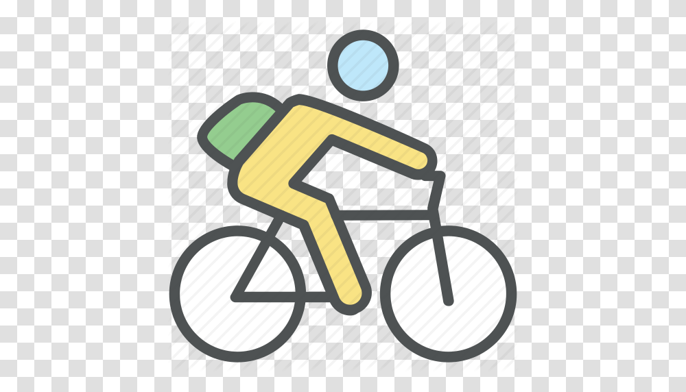 Bicycle Bike Biker Cycle Cyclist Riding Bicycle School Going, Chair, Furniture, Wheelchair Transparent Png