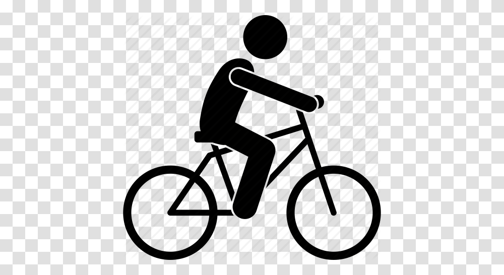 Bicycle Bike Biking Cycle Cycling Cyclist Riding Icon, Piano, Leisure Activities, Musical Instrument, Vehicle Transparent Png