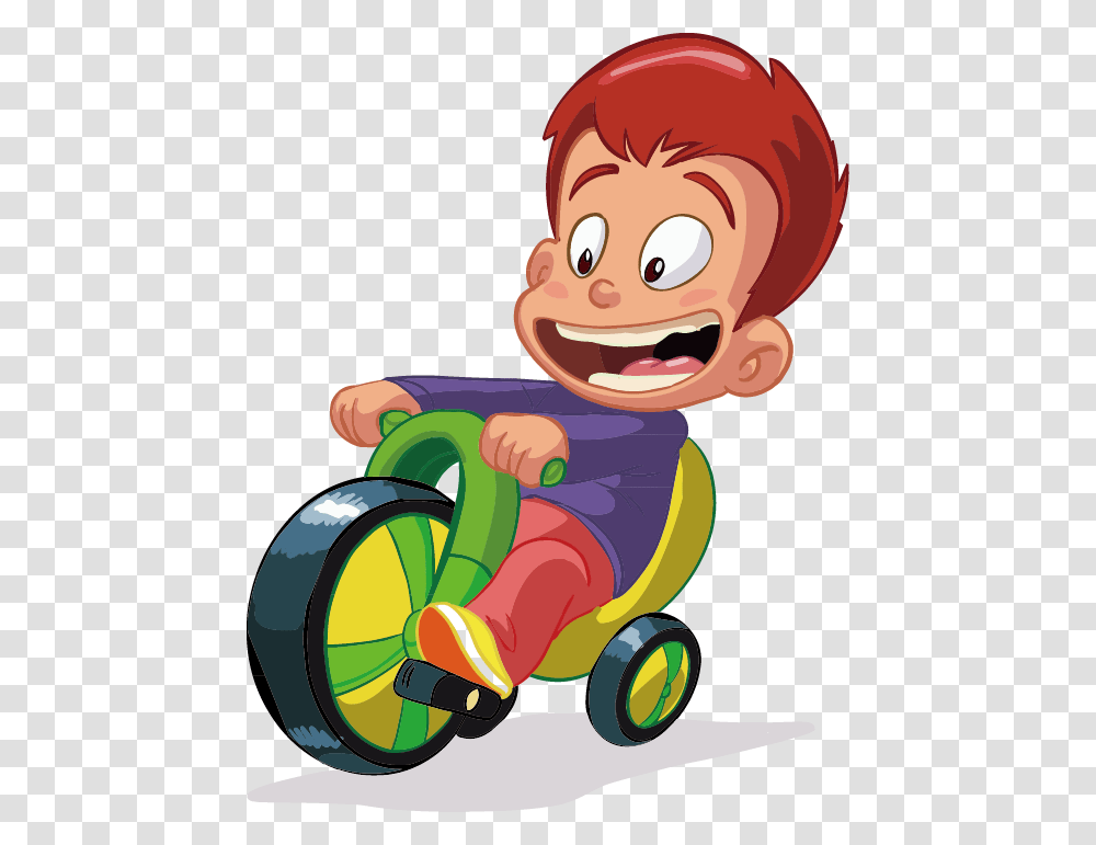 Bicycle Cartoon Clip Art, Toy, Tricycle, Vehicle, Transportation Transparent Png