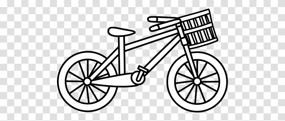 Bicycle Clipart Black And White, Vehicle, Transportation, Bike, Tandem Bicycle Transparent Png