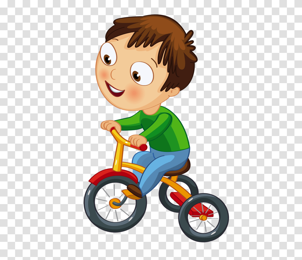 Bicycle Clipart Kid Tricycle, Toy, Vehicle, Transportation Transparent Png