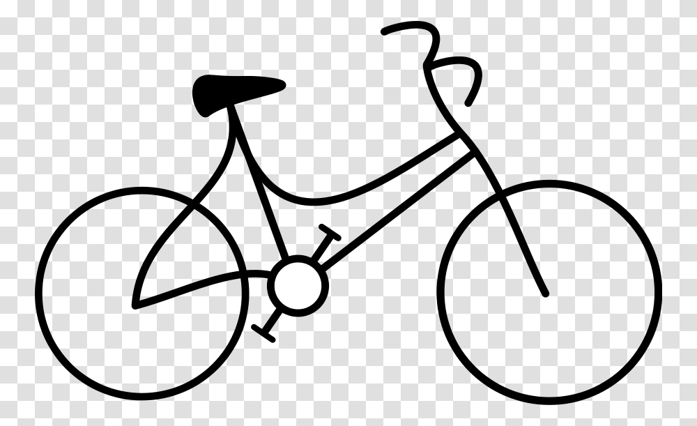 Bicycle Clipart Vector Clip Art Online Royalty Free Design, Outdoors, Nature, Astronomy, Moon Transparent Png