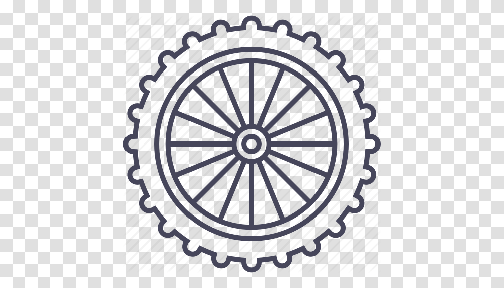 Bicycle Front Wheel Mountain Bike Wheel Icon, Machine, Spoke, Gear, Poster Transparent Png