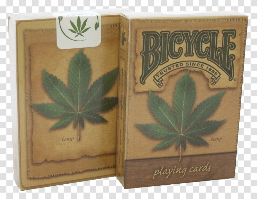 Bicycle Hemp Playing Cards, Leaf, Plant, Label Transparent Png
