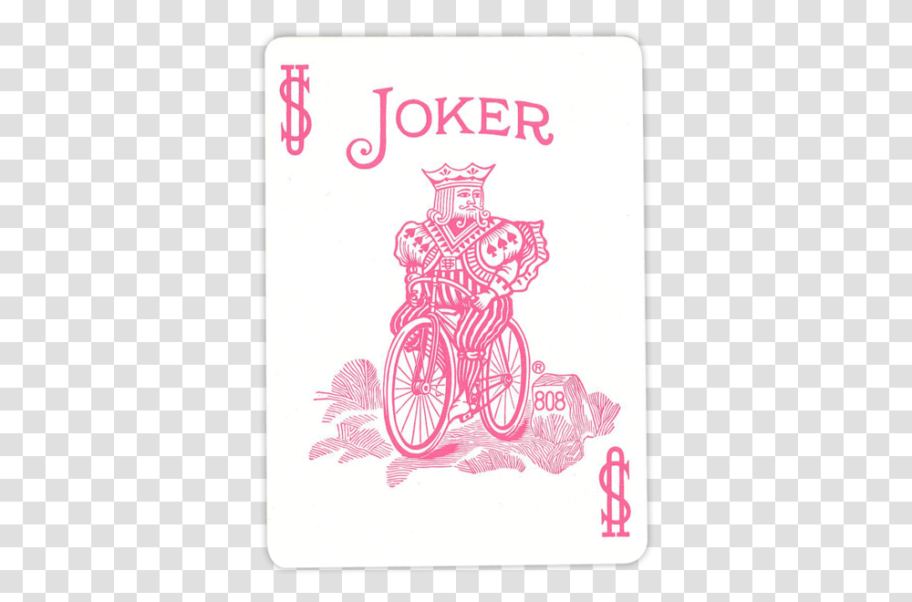 Bicycle Joker Deck Card, Doodle, Drawing Transparent Png