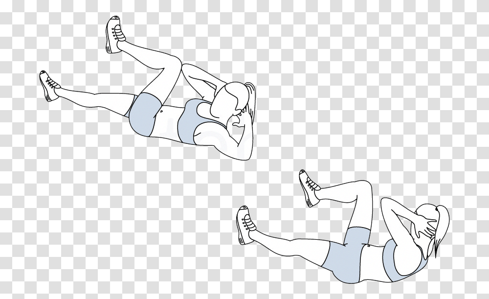 Bicycle Kicks Exercise Illustration, Hand, Stencil, Axe, Tool Transparent Png