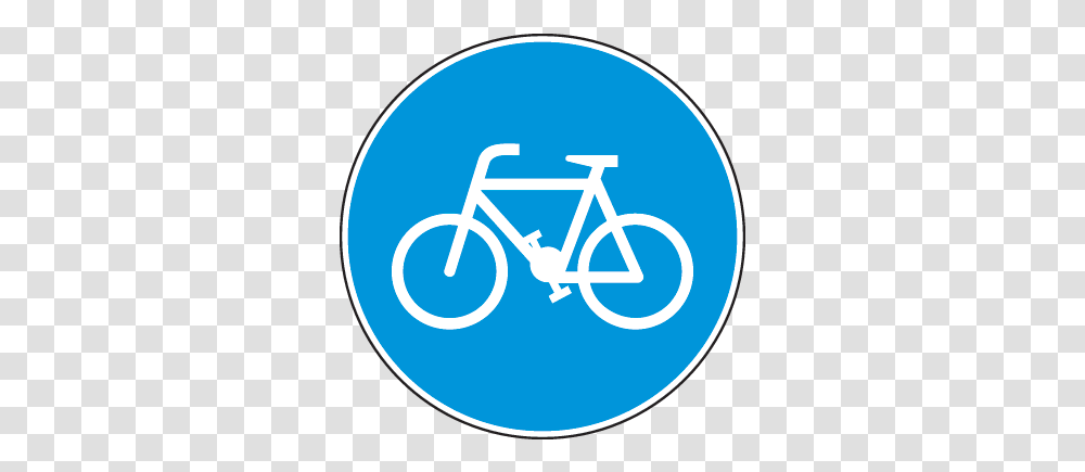 Bicycle Notice Road Sign Sticker Verkehrszeichen 237, Symbol, Recycling Symbol Transparent Png