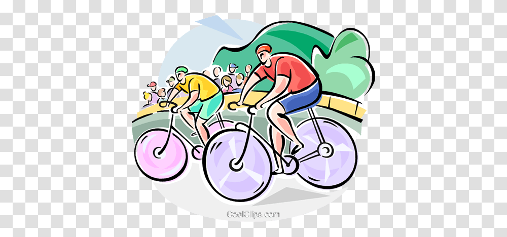 Bicycle Racing Royalty Free Vector Clip Art Illustration, Transportation, Vehicle, Musician Transparent Png