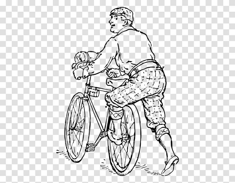Bicycle, Silhouette, Person, Human, Photography Transparent Png
