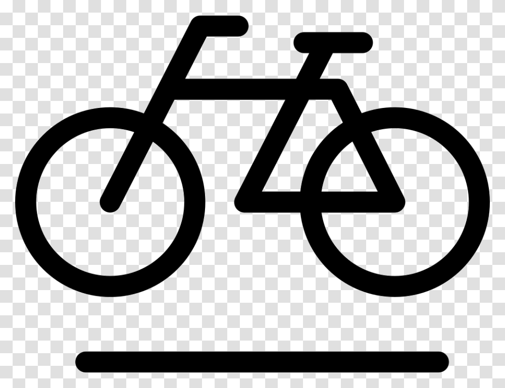 Bicycle Simple Bike Shape, Number, Alphabet Transparent Png