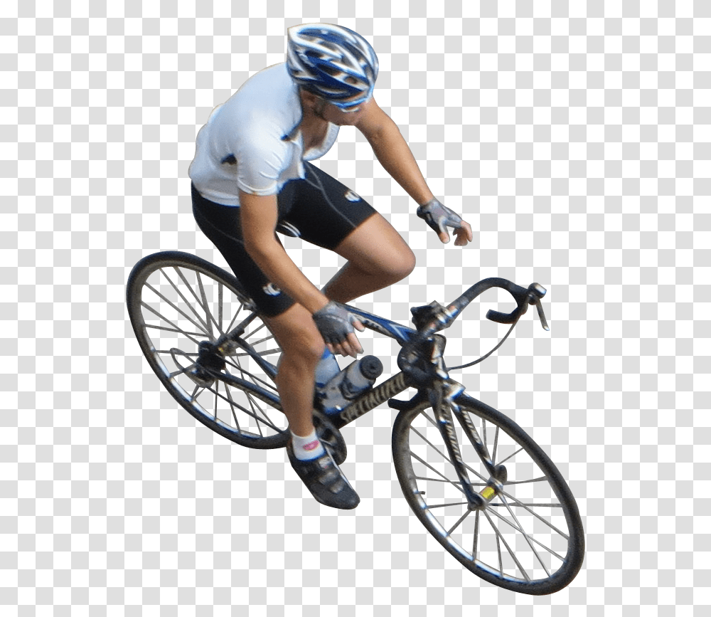 Bicycle Top View, Vehicle, Transportation, Bike, Person Transparent Png