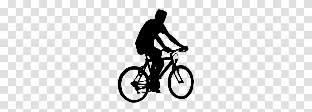 Bicyclist Silhouette Clip Art, Bicycle, Vehicle, Transportation, Bike Transparent Png