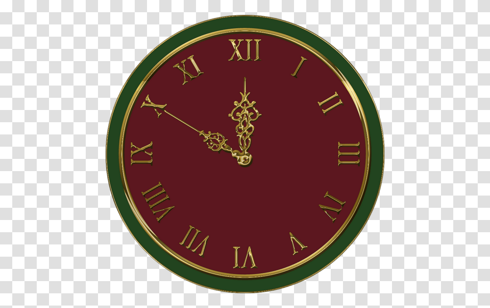 Bientt Minuit Horloge Tube Wall Clock, Analog Clock Transparent Png