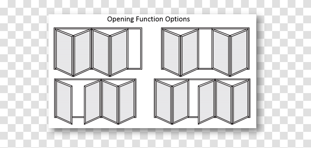 Bifold Door Options 4 Panel Bi Folding Door, Cabinet, Furniture, Plot Transparent Png