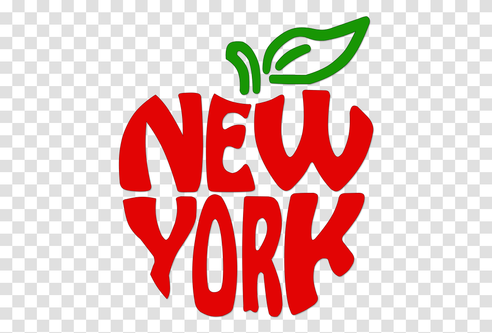 Big Apple Nyc New York In Words, Label, Dynamite, Plant Transparent Png