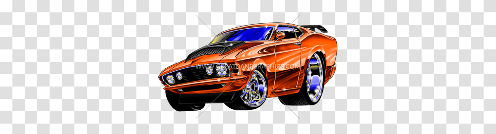 Big Back Car Production Ready Artwork For T Shirt Printing, Vehicle, Transportation, Sports Car, Coupe Transparent Png
