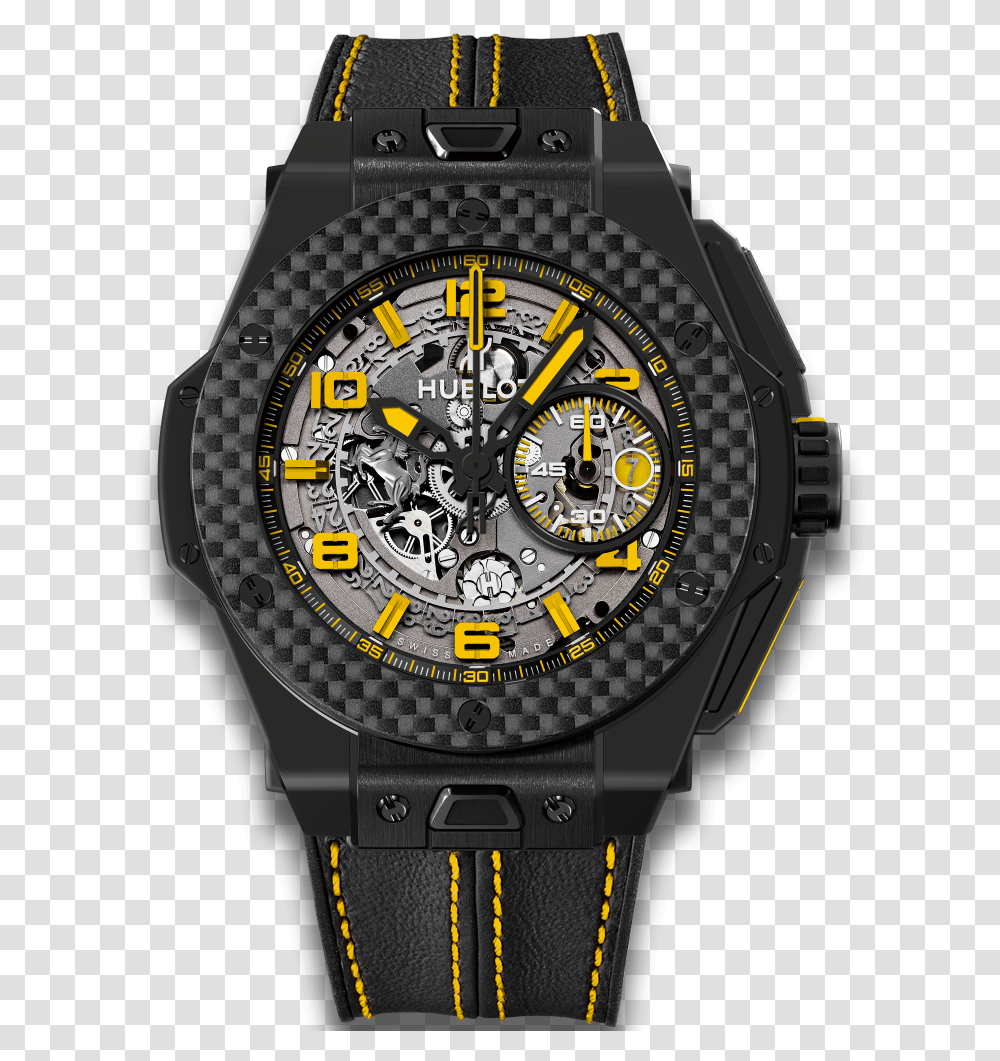 Big Bang Ferrari Ceramic Carbon, Wristwatch, Clock Tower, Architecture, Building Transparent Png