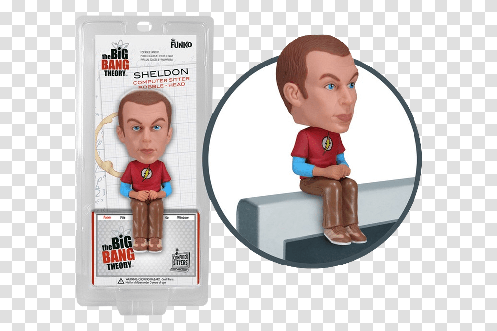 Big Bang Theory Funko Pack Big Bang Theory, Figurine, Person, Toy, Advertisement Transparent Png