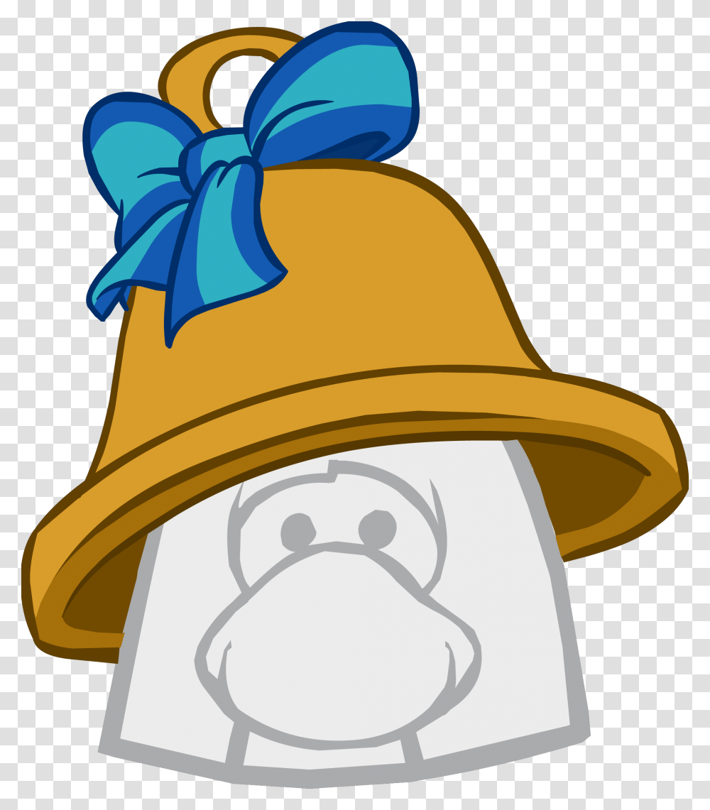Big Bell Icon Cartoon Christmas Tree Topper, Apparel, Hat, Sun Hat Transparent Png