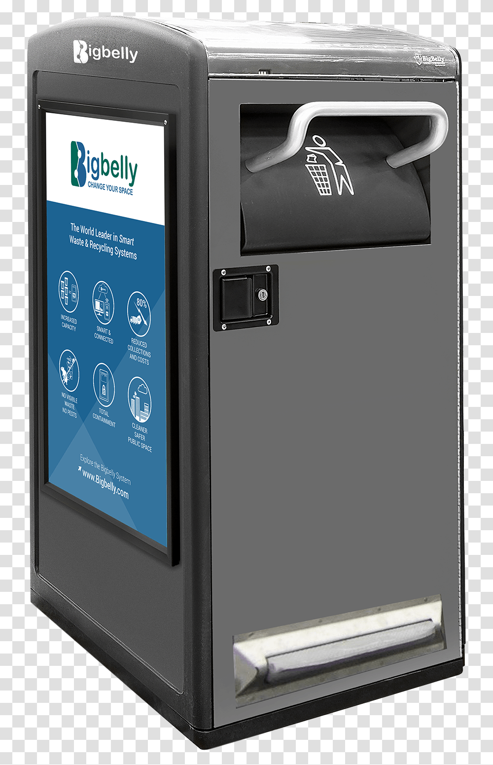 Big Belly Solar Compactor, Mobile Phone, Electronics, Cell Phone, Mailbox Transparent Png