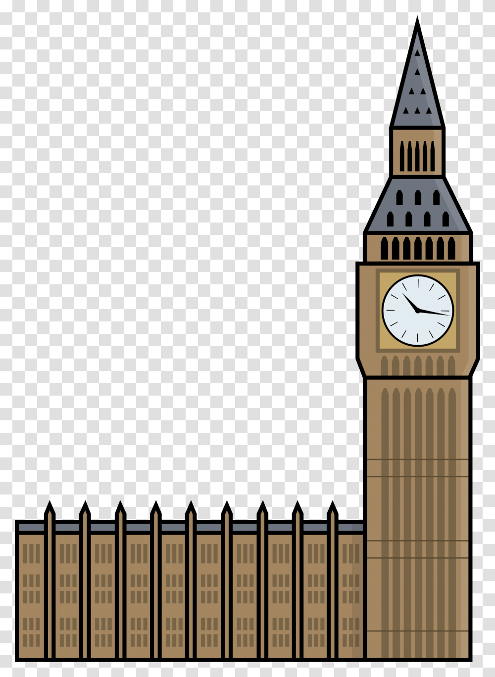 Big Ben And London Eye Clip Art, Tower, Architecture, Building, Clock Tower Transparent Png