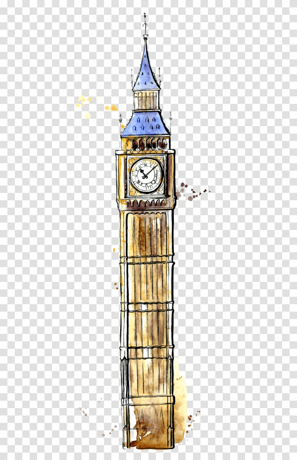 Big Ben Clock Tower, Architecture, Building, Spire, Steeple Transparent Png