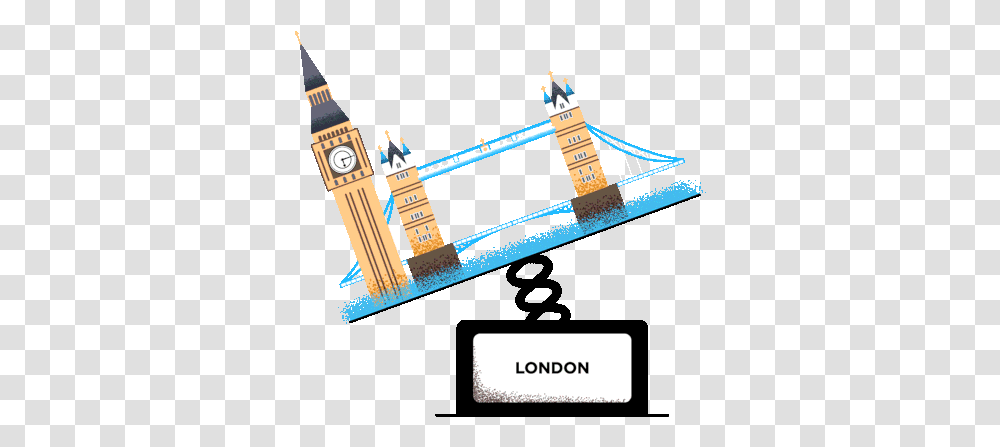 Big Ben London Bridge Gif Animated Gif London Bridge Gif, Building, Architecture, Tower, Arched Transparent Png