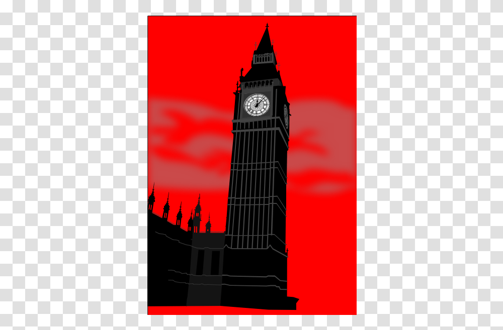 Big Ben Tower In London Vector Image Big Ben, Architecture, Building, Clock Tower, Spire Transparent Png