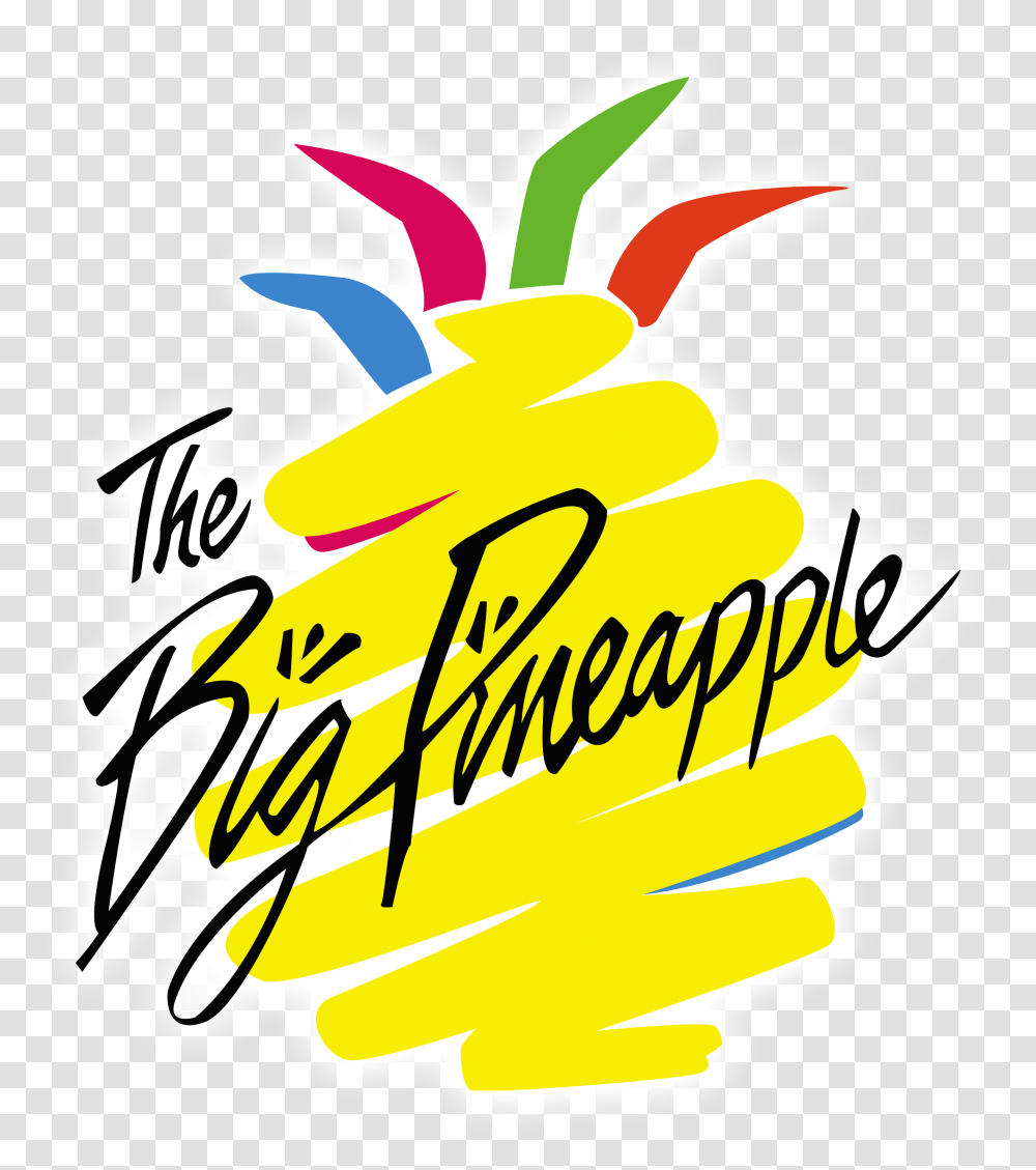 Big Big Pineapple Logo, Text, Handwriting, Calligraphy, Label Transparent Png