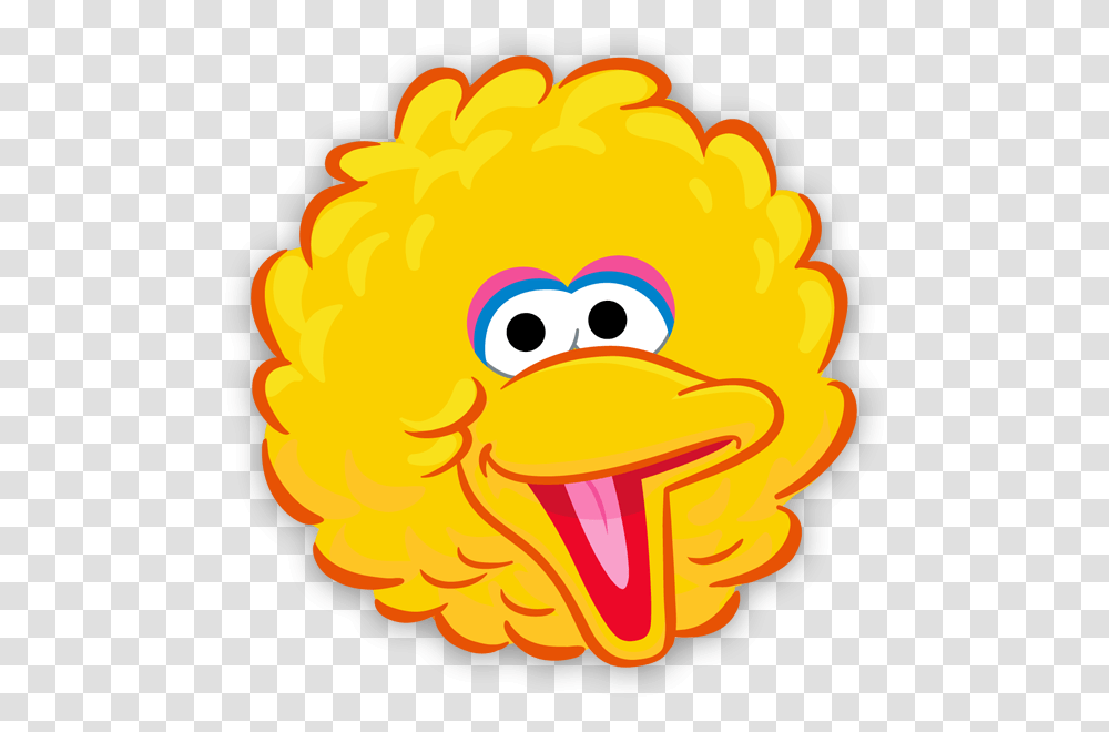 Big Bird Big Bird Sesame Street Character Face Big Bird Clipart, Mouth, Animal, Hair, Graphics Transparent Png