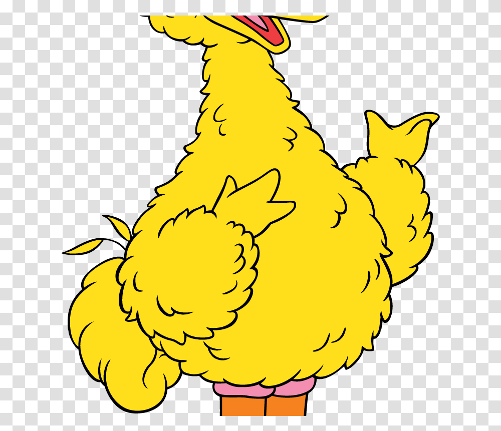 Big Bird Cartoon Image Big Bird Sesame Street Coloring Pages, Animal, Poultry, Fowl, Hen Transparent Png