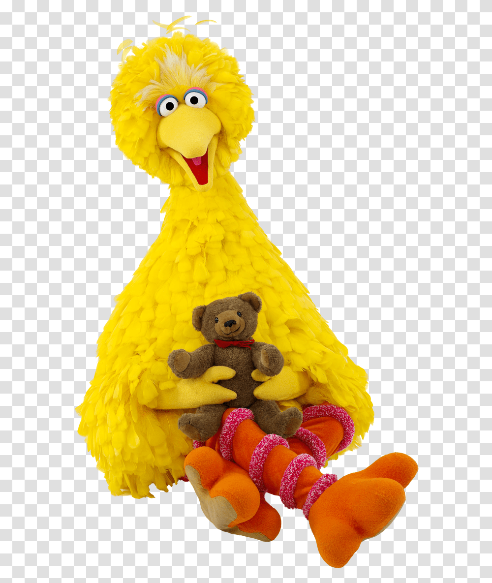 Big Bird Elmo Cookie Monster Mr Big Birds Teddy Bear, Toy, Plush, Animal Transparent Png