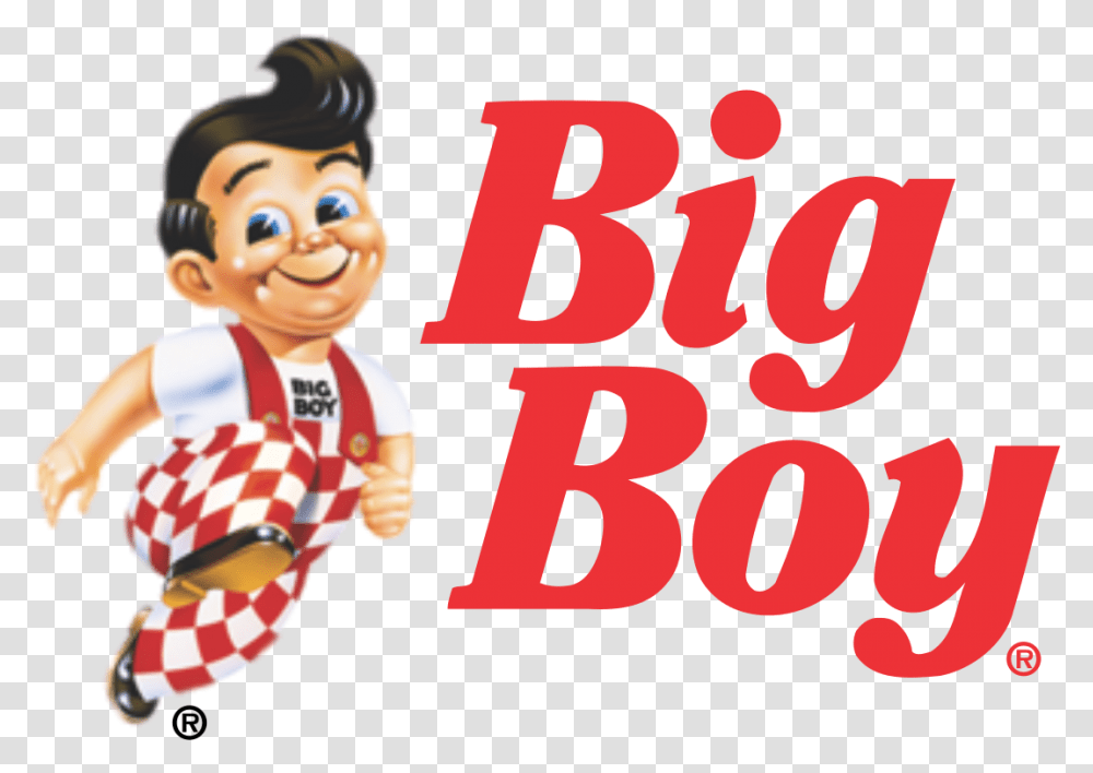 Big Boy Restaurants Big Boy New Mascot, Text, Number, Symbol, Alphabet Transparent Png