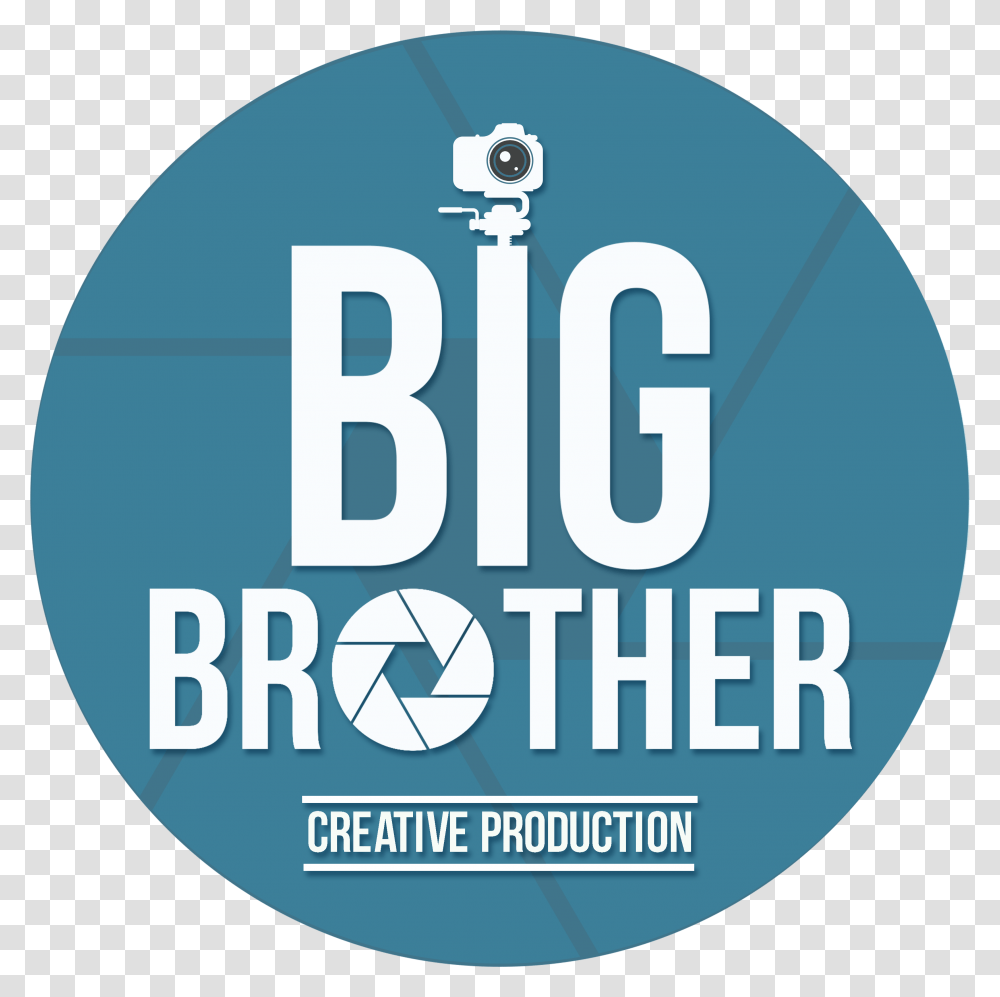 Big Brother Creative Production Brother Logos Creative Camera Icon, Word, Advertisement, Alphabet Transparent Png