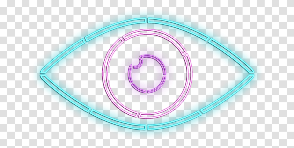 Big Brother Neon Eye, Light, Spiral, Purple, Toy Transparent Png
