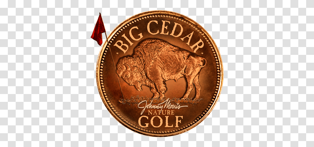 Big Cedar Lodge Golf Coin, Money, Nickel, Cat, Pet Transparent Png