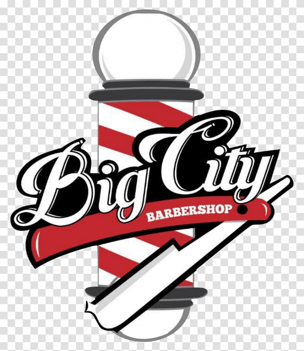 Big City Barbershop Water Bottle, Beverage, Logo, Symbol, Dynamite Transparent Png